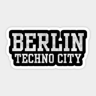 Berlin Techno City Sticker